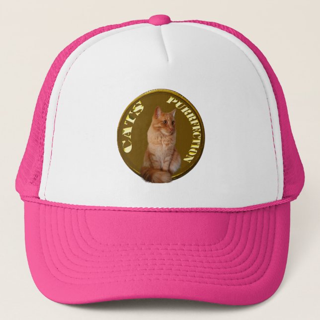 Pièce d'or Ginger Cat, Casquette de camions pour d (Devant)