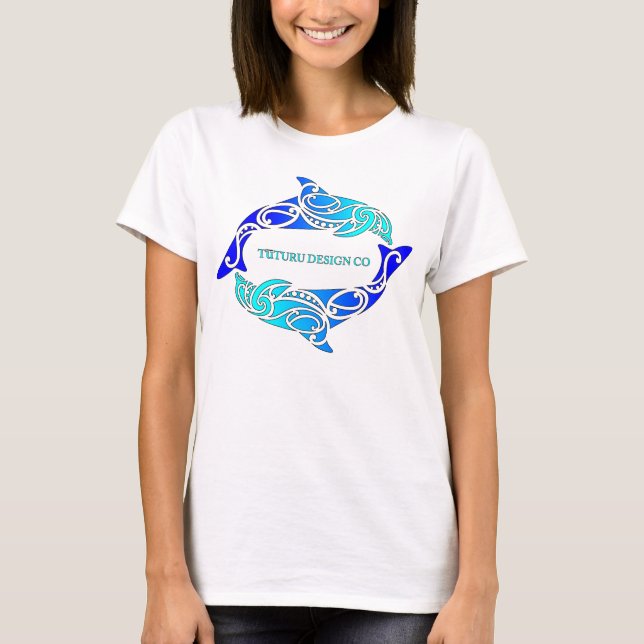 Pièce en t d'Aihe (dauphins) ou sweat - shirt à (Devant)