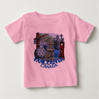 Pièce en t de bébé de point de repère de T-shirts