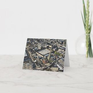 Piece Hall & Square Church Spire, Halifax Art Thank You Card