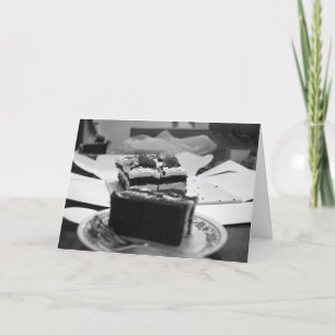 Piece of Cake Belated Birthday Card