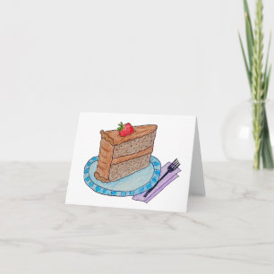 Piece of Cake Birthday Card
