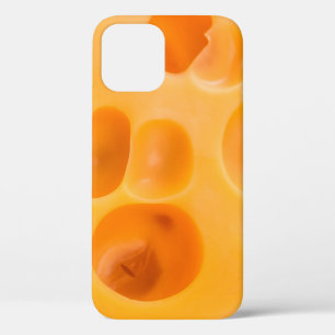 Piece of cheese isolated. iPhone 12 case