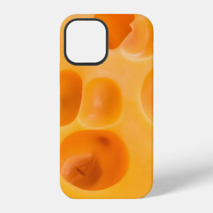 Piece of cheese isolated. iPhone 12 case