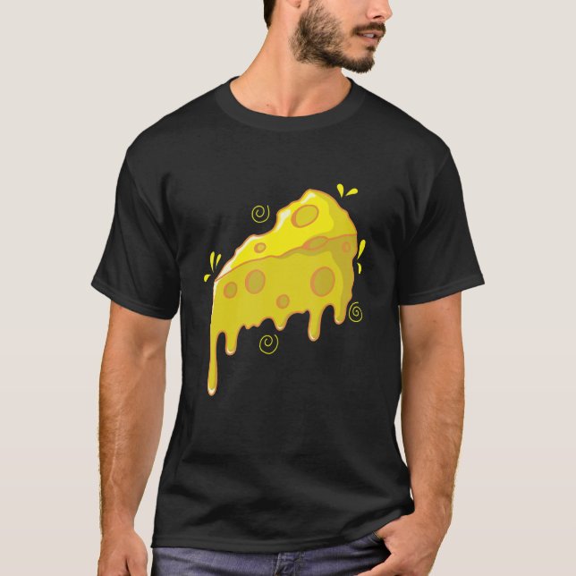 Piece of Cheese melts T-Shirt (Front)