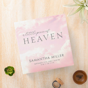 Piece of Heaven Clouds Keepsake Baby Photo Binder