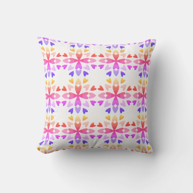 Piece of My Heart 'Faith,' Square Throw Pillow (Front)