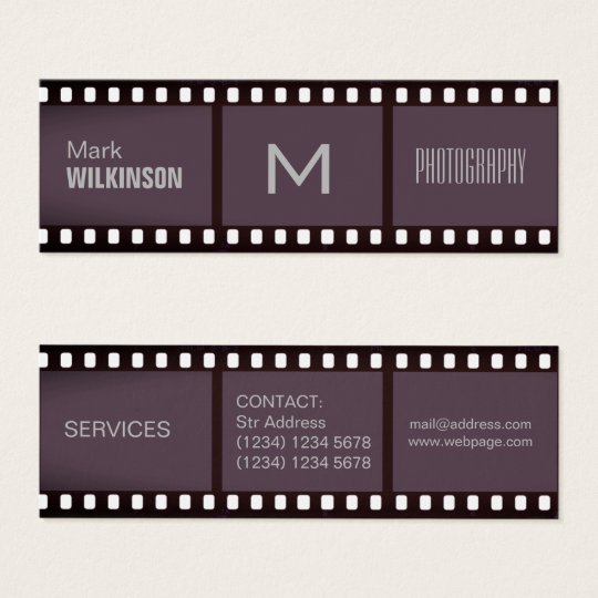 Piece of tape professional cover mini business card