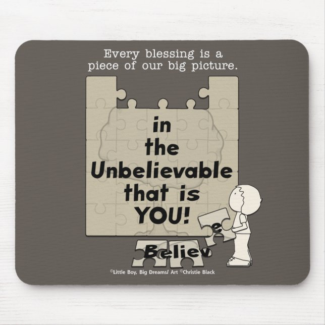 Piece of the Big Picture Mouse Pad (Front)