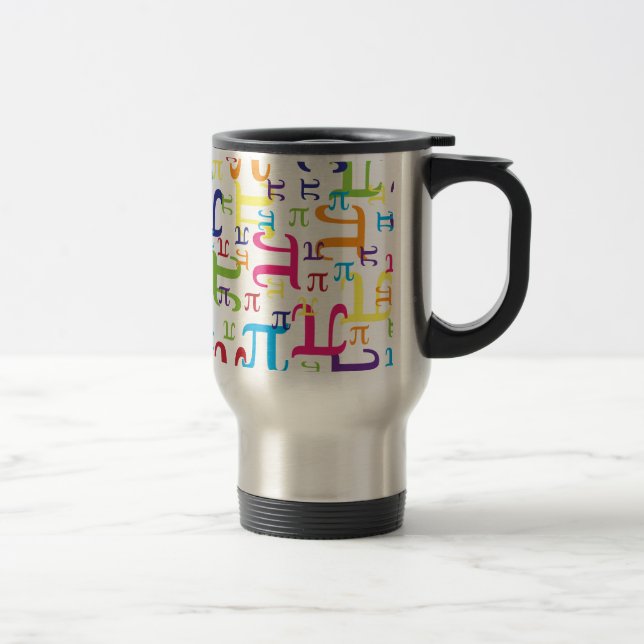 Piece of the Pi Travel Mug (Right)