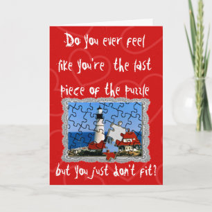 Piece Of The Puzzle Holiday Card