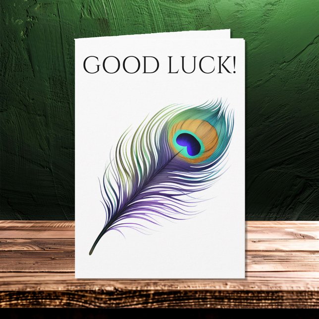 Pièce Peacock Bonne carte à chance (Créateur téléchargé)