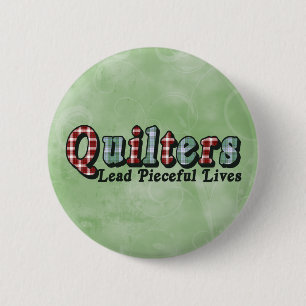 Pieceful Life 2 Inch Round Button