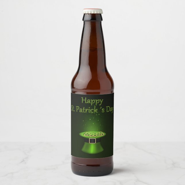 Pièces Casquettes de la Saint-Patrick - Étiquette  (Devant)