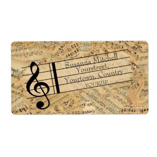 Pièces de musique Vintage ID389