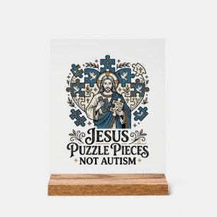 Pièces de puzzle Jésus pas autisme Pièces de puzzl