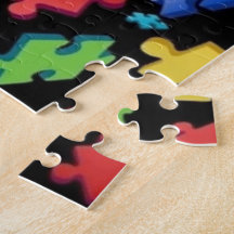 Pièces de puzzle sensibilisation sur l'autisme