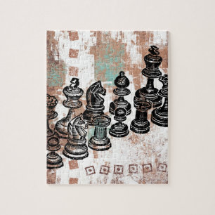 Pièces d'échecs Jigsaw Puzzle