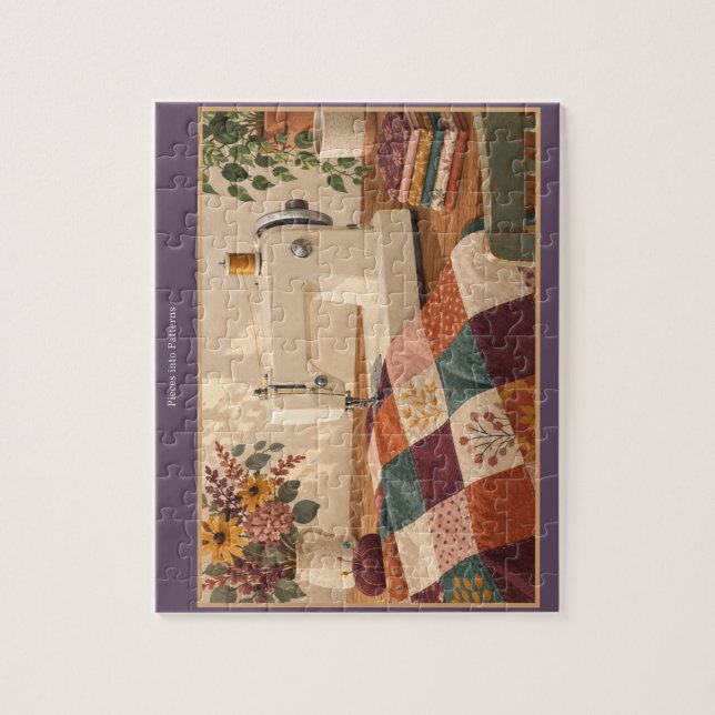Pieces into Patterns Quilting Studio Puzzle (Vertical)
