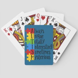 Pieces of Autism  Playing Cards