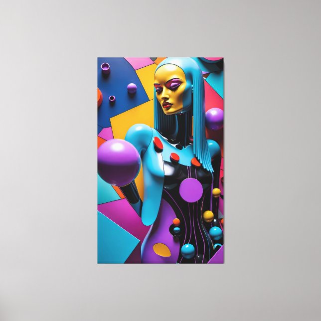 Pieces of Her Telekinesis Canvas Print (Front)