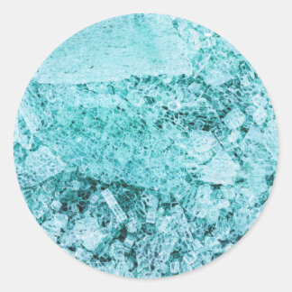 pieces of mental integration classic round sticker