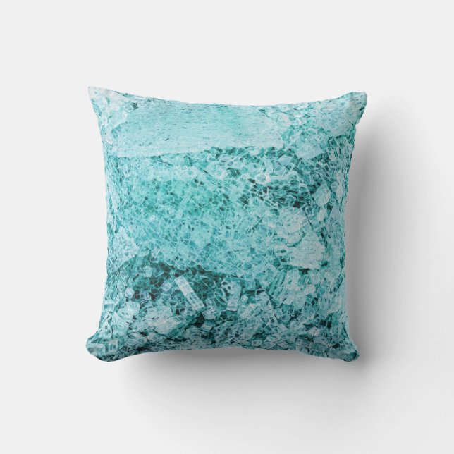 pieces of mental integration throw pillow (Front)