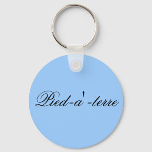 Pied-a-terre key chain