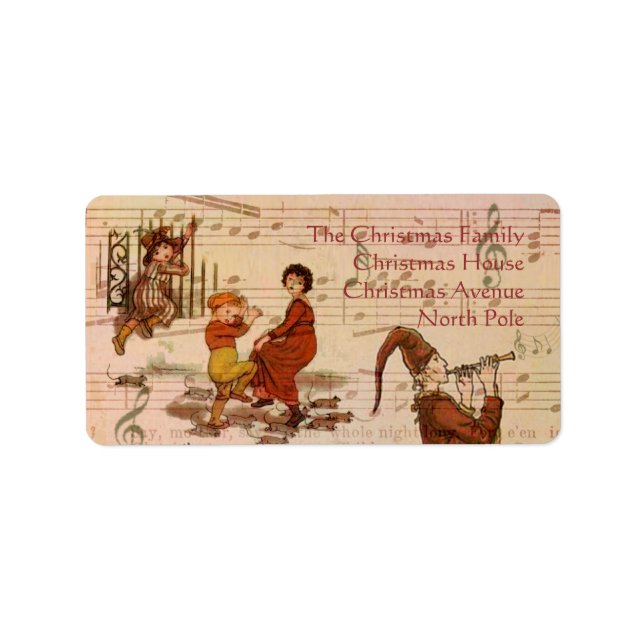 Pied Piper Collage Label (Front)