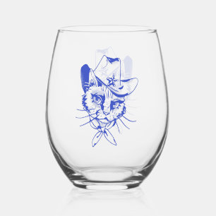 Pied Verre à vin sans tige Kitty