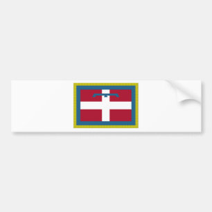 Piedmont (Italy) Flag Bumper Sticker