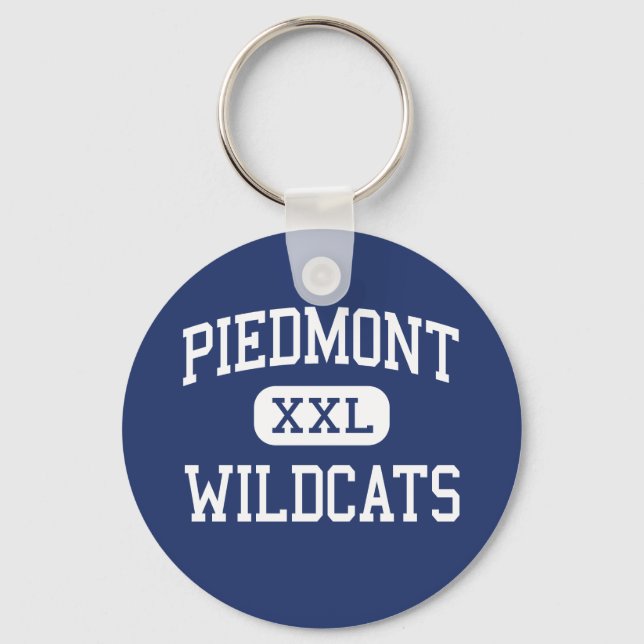 Piedmont - Wildcats - High - Piedmont Oklahoma Keychain (Front)