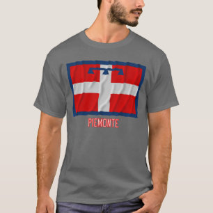 Piemonte waving flag with name T-Shirt