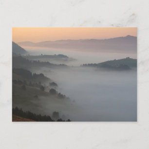 Pieniny mountains sunrise Postcard
