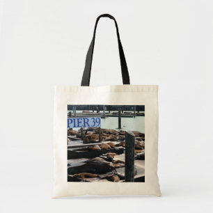 Pier 39 Sea Lions Tote Bag