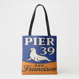 Pier 39 tote bag
