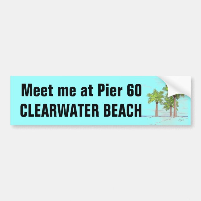 PIER 60 bumper sticker (Front)