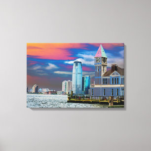 Pier A Lower Manhattan New York City USA Poster Canvas Print