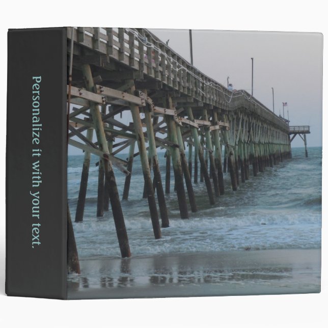 Pier and Waves - Oak Island, NC Binder (Front/Spine)