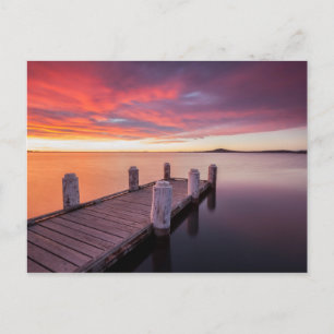 Pier at Lake Illawarra Postcard