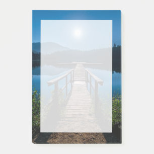 Pier at Night under a Full Moon Post-it Notes