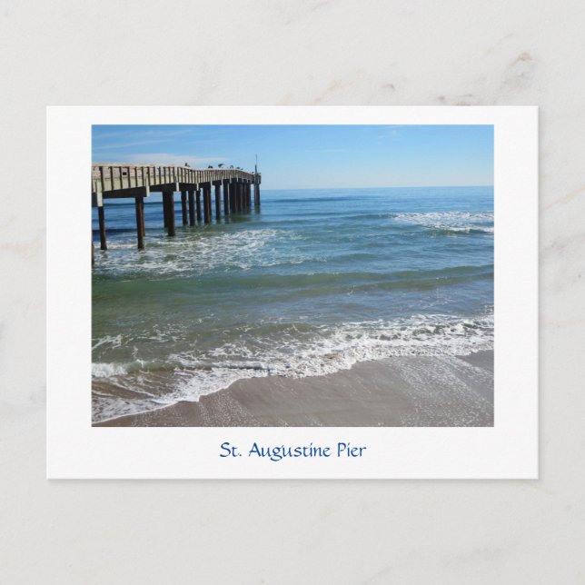 Pier at St. Augustine Postcard (Front)