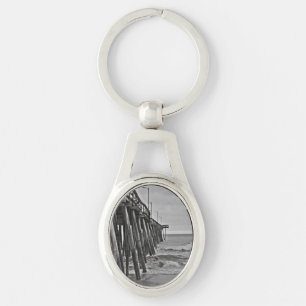 Pier by Shirley Taylor Keychain