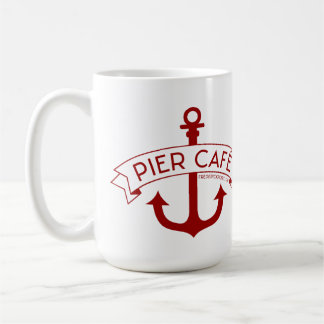 Pier Cafe Coffee Mug Red