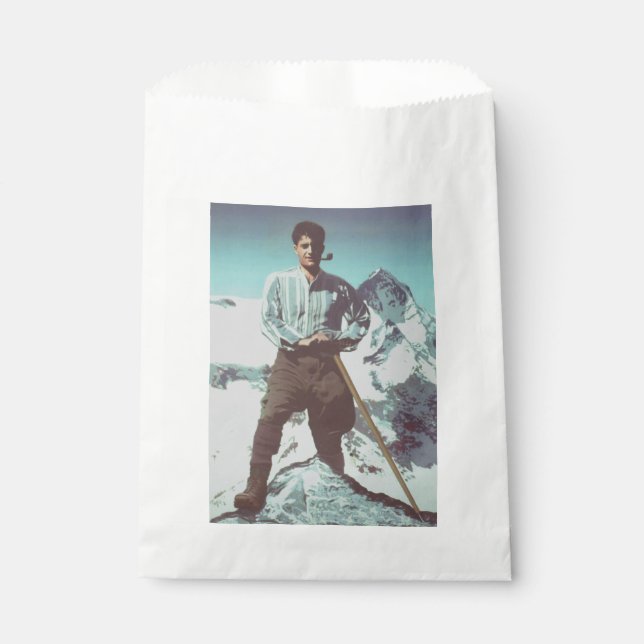 Pier Giorgio Frassati Mountaineer of the Spirit Favour Bag (Front)