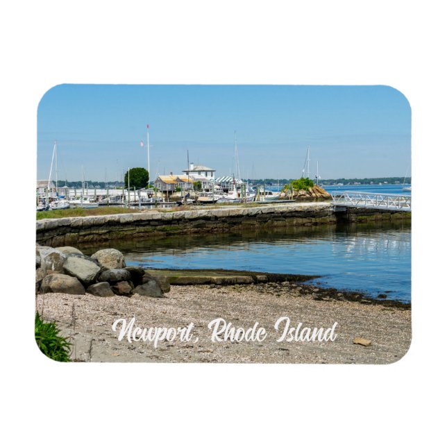 Pier in Newport Rhode Island Magnet (Horizontal)
