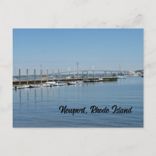 Pier in Newport Rhode Island Postcard