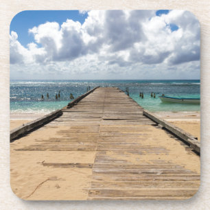 Pier into the ocean Saona Domenican Republic Coaster