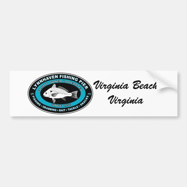 Pier Logo Bumper Sticker (Front)