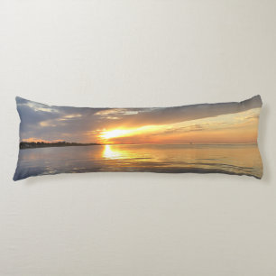 Pier Sunset Body Pillow